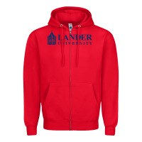 Red Lander University Zipper Hoodie - linhVisuals