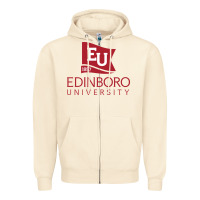 Sandshell Edinboro University Zipper Hoodie - linhVisuals