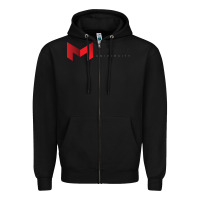 Black Maryville University Zipper Hoodie - linhVisuals