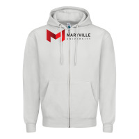 Dove Grey Maryville University Zipper Hoodie - linhVisuals