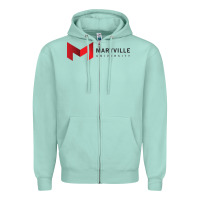 Seafoam Maryville University Zipper Hoodie - linhVisuals