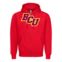 Red bethune cookman Zipper Hoodie - linhVisuals