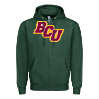Sports Green bethune cookman Zipper Hoodie - linhVisuals