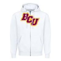 White bethune cookman Zipper Hoodie - linhVisuals