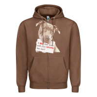 Chestnut pitbull t  shirt i sit for you will you stand for me t  shirt Zipper Hoodie - linhVisuals