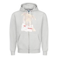 Dove Grey pitbull t  shirt i sit for you will you stand for me t  shirt Zipper Hoodie - linhVisuals