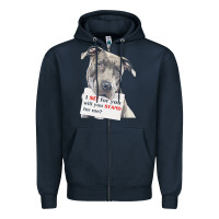 Navy pitbull t  shirt i sit for you will you stand for me t  shirt Zipper Hoodie - linhVisuals