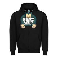 Black feed me snrlx Zipper Hoodie - linhVisuals
