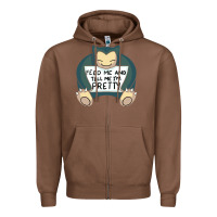 Chestnut feed me snrlx Zipper Hoodie - linhVisuals