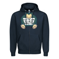 Navy feed me snrlx Zipper Hoodie - linhVisuals