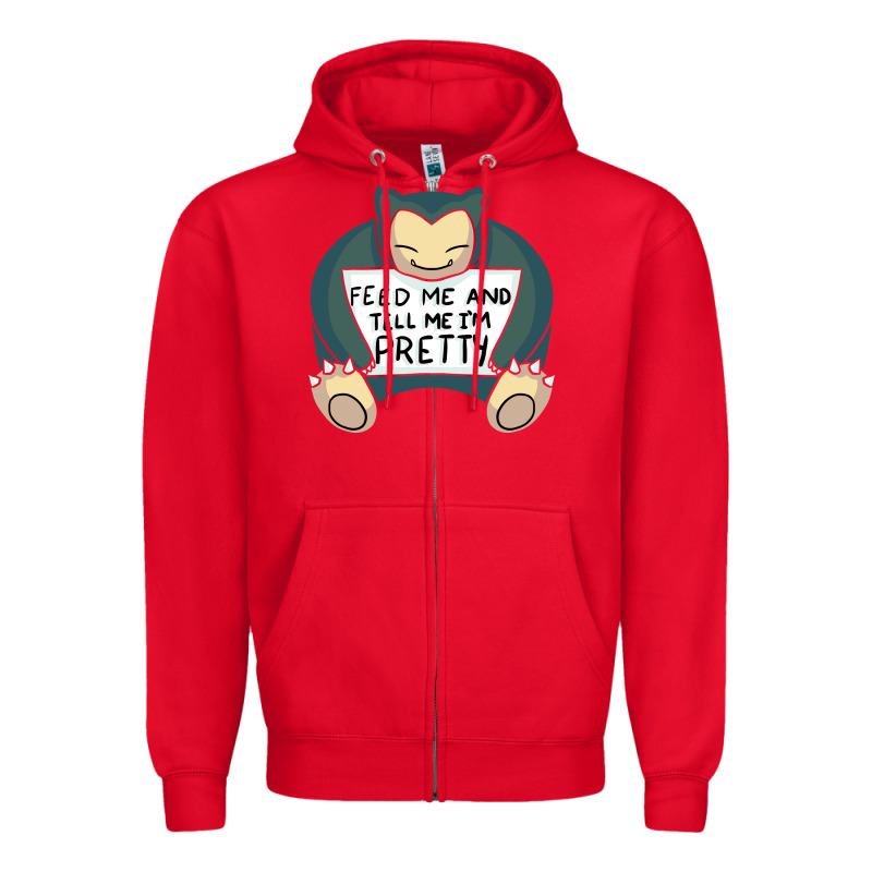Feed Me Snrlx Zipper Hoodie by linhVisuals | Teevron