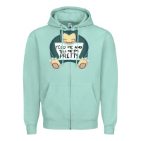 Seafoam feed me snrlx Zipper Hoodie - linhVisuals