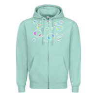 Seafoam bubbles t  shirt bubbles t  shirt Zipper Hoodie - linhVisuals
