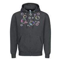 Smoke bubbles t  shirt bubbles t  shirt Zipper Hoodie - linhVisuals