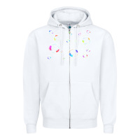 White bubbles t  shirt bubbles t  shirt Zipper Hoodie - linhVisuals