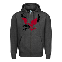 Charcoal Heather eastern washington Zipper Hoodie - linhVisuals