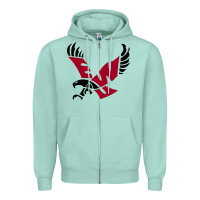 Seafoam eastern washington Zipper Hoodie - linhVisuals