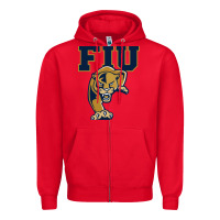 Red fiu panthers Zipper Hoodie - linhVisuals