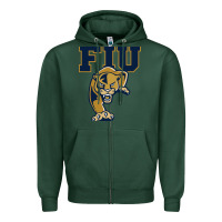 Sports Green fiu panthers Zipper Hoodie - linhVisuals