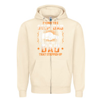 Sandshell mens i'm not the step dad i'm the dad that stepped up father gift t sh Zipper Hoodie - linhVisuals