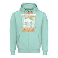 Seafoam mens i'm not the step dad i'm the dad that stepped up father gift t sh Zipper Hoodie - linhVisuals