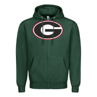 Sports Green georgia a Zipper Hoodie - linhVisuals
