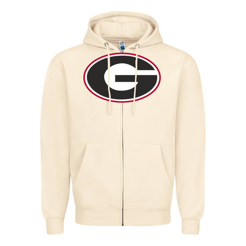 Georgia A Zipper Hoodie by linhVisuals | Teevron