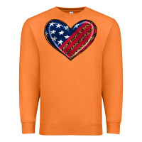 Carrot leopard with american flag Premium Sweatshirt - RanaPortraitStore