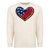 Sandshell leopard with american flag Premium Sweatshirt - RanaPortraitStore