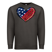 Smoke leopard with american flag Premium Sweatshirt - RanaPortraitStore