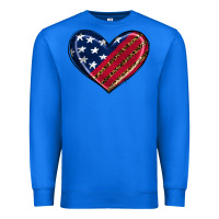 True Royal leopard with american flag Premium Sweatshirt - RanaPortraitStore