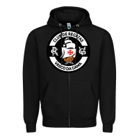 Black vasco#da#gama Zipper Hoodie - linhVisuals