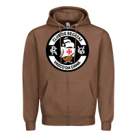 Chestnut vasco#da#gama Zipper Hoodie - linhVisuals
