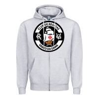 Heather Grey vasco#da#gama Zipper Hoodie - linhVisuals