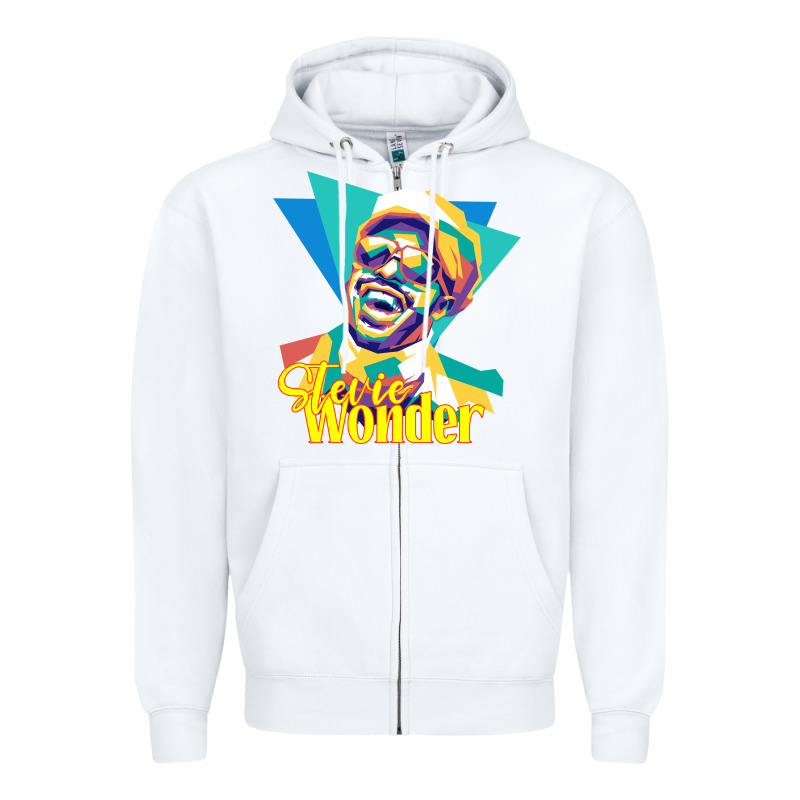 Stevie Wonder Vintage Zipper Hoodie by linhVisuals | Teevron