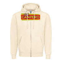 Sandshell suitable-pollo-campero-worn Zipper Hoodie - linhVisuals