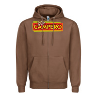 Chestnut suitable-pollo-campero-worn Zipper Hoodie - linhVisuals