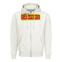 Oatmeal Heather suitable-pollo-campero-worn Zipper Hoodie - linhVisuals