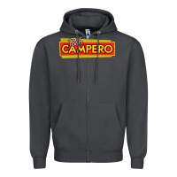 Smoke suitable-pollo-campero-worn Zipper Hoodie - linhVisuals