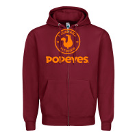 Suitable-popeyes-worn Zipper Hoodie | Teevron