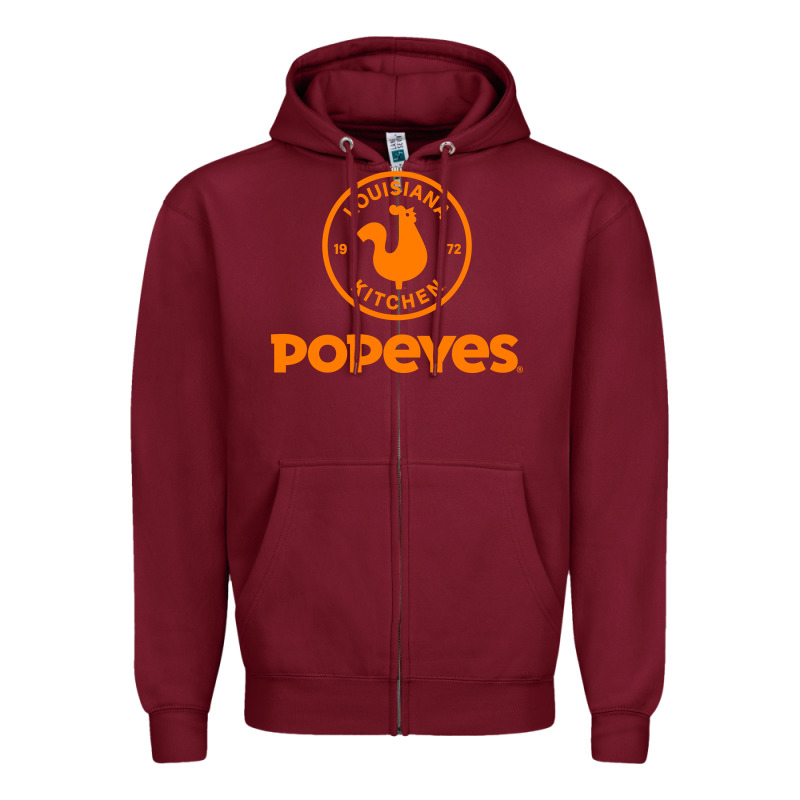 Suitable-popeyes-worn Zipper Hoodie by linhVisuals | Teevron