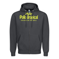 Smoke suitable-pollo-tropical-worn Zipper Hoodie - linhVisuals