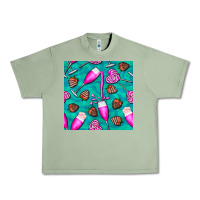 Oil Green valentines day champagne and strawberry Urban Heavy Tee - BundleAndBundleShop