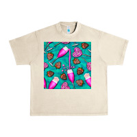 Sandshell valentines day champagne and strawberry Urban Heavy Tee - BundleAndBundleShop