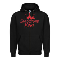 Black suitable-smoothie-king-worn Zipper Hoodie - linhVisuals