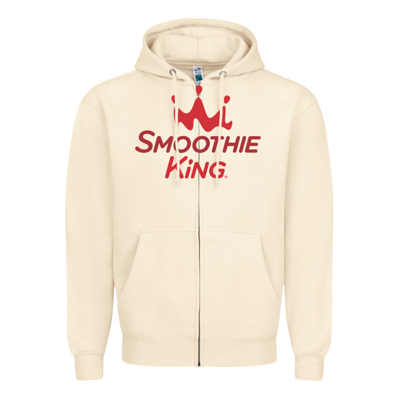 Suitable-smoothie-king-worn Zipper Hoodie by linhVisuals | Teevron