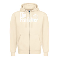 Sandshell mens the fishfather funny fish father day lover t shirt t shirt Zipper Hoodie - linhVisuals