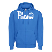 True Royal mens the fishfather funny fish father day lover t shirt t shirt Zipper Hoodie - linhVisuals