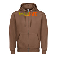 Chestnut suitable-tropical-smoothie-cafe-worn Zipper Hoodie - linhVisuals