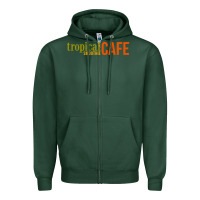 Sports Green suitable-tropical-smoothie-cafe-worn Zipper Hoodie - linhVisuals